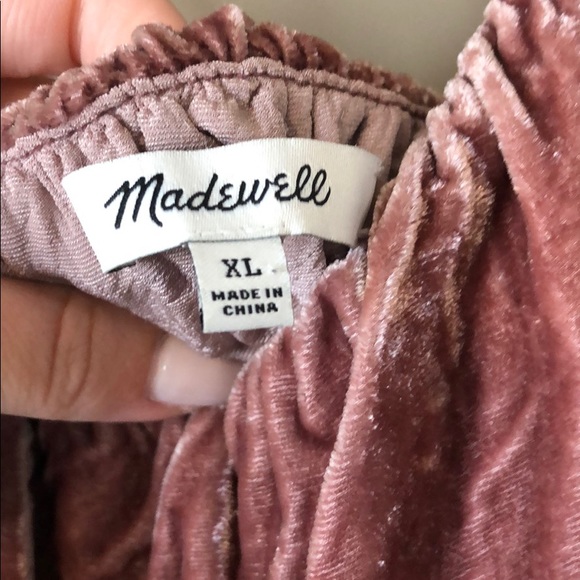 Mauve velour top - Picture 3 of 3